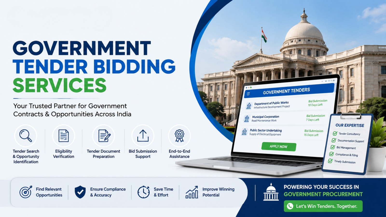 Government Tender Bidding Services for Businesses | Real Eternity