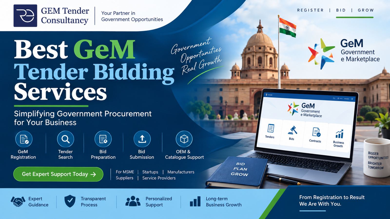 Best GeM Tender Bidding Services – Gem Tender Consultancy