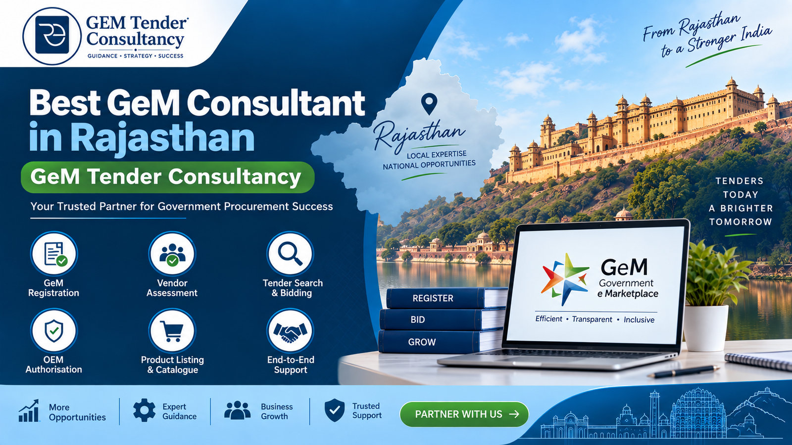 Best GeM Consultant in Rajasthan – GeM Tender Consultancy