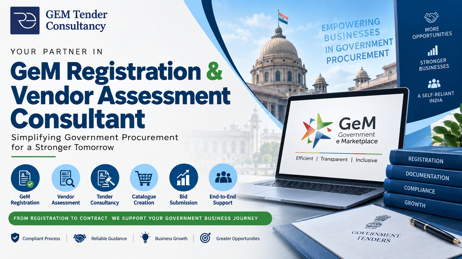 GeM Registration & Vendor Assessment Consultant | Gem Tender Consultancy
