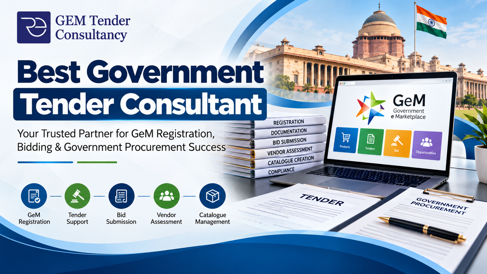 Best Government Tender Consultant – GeM Tender Consultancy