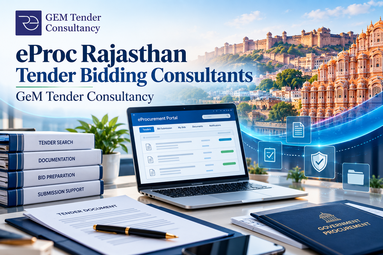 eProc Rajasthan Tender Bidding Consultants | GeM Tender Consultancy