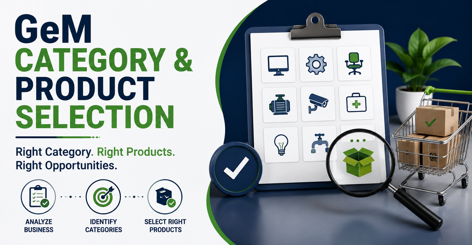 GeM Category & Product Selection
